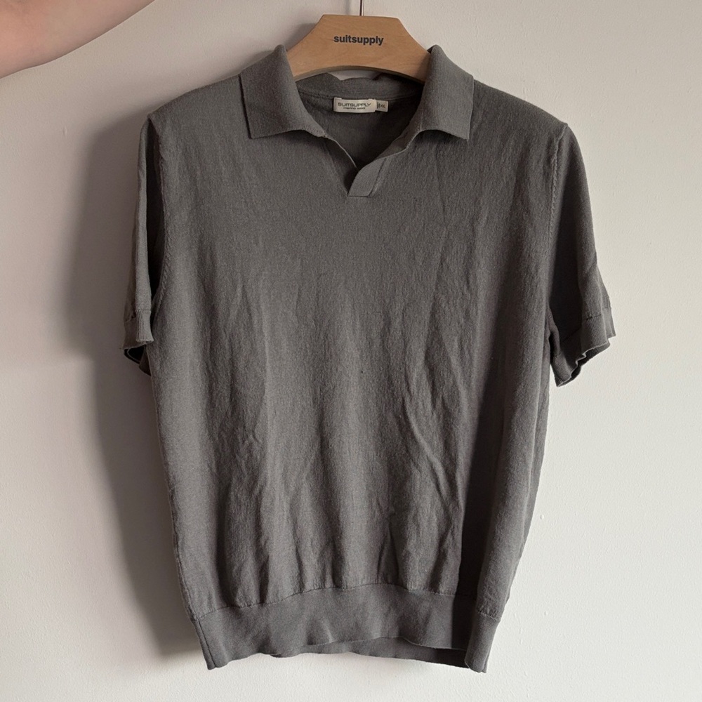 Suitsupply Gray Polo Shirt